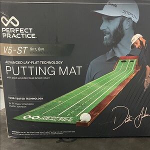 Perfect Practice Putting Mat with Ball Return
